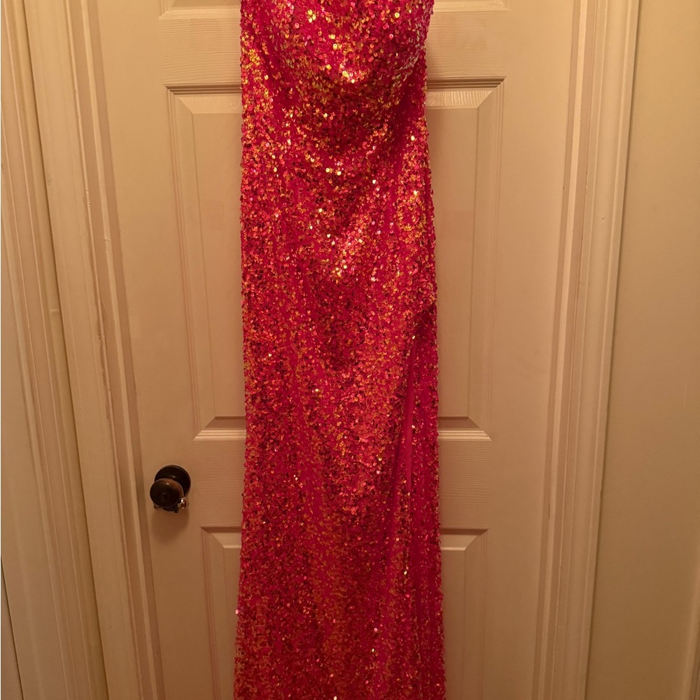 Stunning pink Sequin Gown